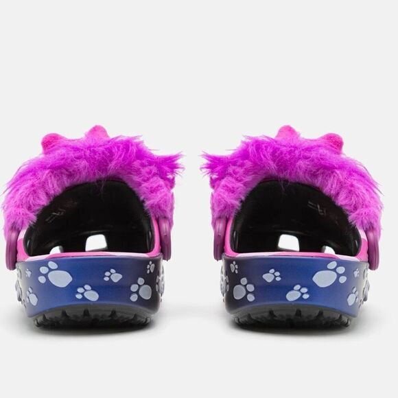 C13 Cheshire Cat Clogs Unisex KIDS Alice in Wonderland CROCS Disney NWT / Sealed - Picture 6 of 8